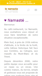 Mobile Screenshot of namaste-verbier.ch